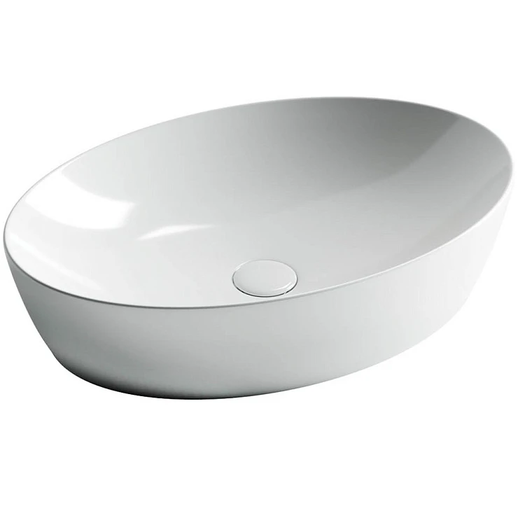 Раковина накладная Ceramica Nova Element CN5018 белая глянцевая