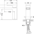 Смеситель для раковины Timo Selene 2161/00F хром
