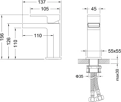 Смеситель для раковины Timo Selene 2161/00F хром