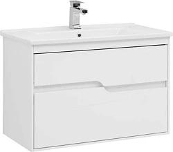 Тумба с раковиной Aquanet Модена 85 212663 белая