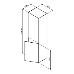 Шкаф-пенал AM.PM Inspire 2.0 40см M50ACHX0406WM белый матовый
