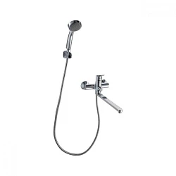 Смеситель для ванны с душем Bravat Drop F64898C-LB хром