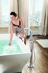 Напольный смеситель для ванны с душем Grohe Grandera 23318000 хром