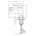 Смеситель для раковины ESKO Berlin BR26M хром