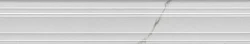 Бордюр Багет Монте Тиберио белый глянцевый обрезной 40x7,3x2,7, 1, шт