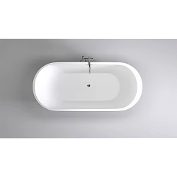 Акриловая ванна Black & White Swan SB105 Black 170x80 черная глянцевая
