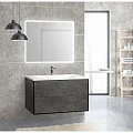 Тумба под раковину Cezares PREMIER-HPL-100-2C-SO-CESTR-BLUM-EST Cemento Struttura