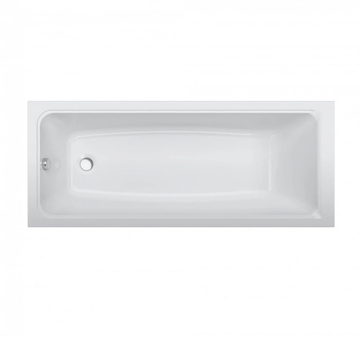 Акриловая ванна AM.PM Gem 170x70 с каркасом и шторкой W90ASET-170W90BS80CT белый, хром