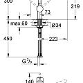 Смеситель для кухни Grohe Minta 32488000 хром