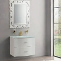 Тумба под раковину Cezares PETALO-900-2C-SO-BL-P Bianco Lucido