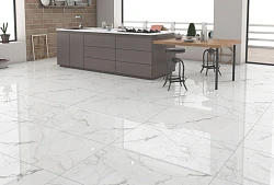 Керамогранит Global Tile Elegant Statuario 120x60 GT120604803PR белый 