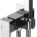 Гигиенический душ Wasserkraft A71138 со смесителем, хром