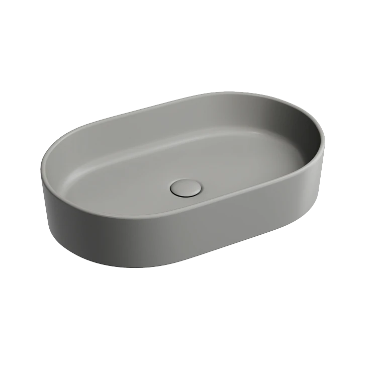 Раковина накладная Ceramica nova Element 600*380*122мм CN6048MH антрацит матовая