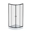 Душевой уголок AM.PM X-Joy 80x80см W88G-205-080BT профиль черный, стекло прозрачное