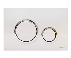 Кнопка смыва BelBagno Circle BB-P47132 белая глянцевая