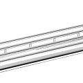 Полка Bemeta Omega 104205162 для полотенец, хром