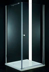 Душевой уголок Cezares Elena 100x100см ELENA-W-A-1-100-C-Cr профиль хром, стекло прозрачное