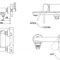 Смеситель для ванны с душем Bravat Eco-D F693158C-LB хром