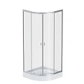 Душевой уголок AM.PM X-Joy 80x80см W88E-205-080MT профиль матовый хром, стекло прозрачное