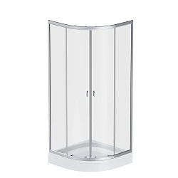 Душевой уголок AM.PM X-Joy 80x80см W88E-205-080MT профиль матовый хром, стекло прозрачное