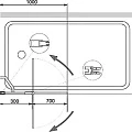 Шторка на ванну RGW Screens SC-11 100х140см 03111110-11 профиль хром, стекло прозрачное