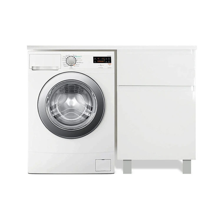 Тумба с раковиной Эстет Dallas Luxe 1400х482 R ФР-00002907 белая глянец