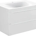Тумба с раковиной Vincea Fine 80 белая глянцевая