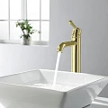 Смеситель для раковины Aquatek Классик AQ1504PG полированное золото
