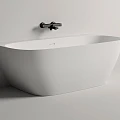 Ванна из искусственного камня Salini Sofia Wall 160*80 102517G белая глянец