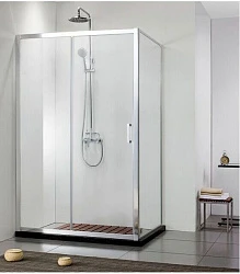 Душевой уголок Aquanet Alfa 150x80см NAA1131 профиль хром, стекло прозрачное