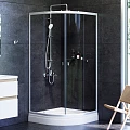 Душевой уголок AM.PM X-Joy 90x90см W88E-205-090MT профиль матовый хром, стекло прозрачное