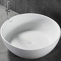 Акриловая ванна ABBER 150x150 AB9279 белая глянцевая