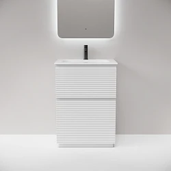 Тумба с раковиной Sancos Folk Floor 60 напольная, Bianco
