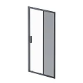 Дверь душевая в нишу AM.PM Gem 100см W90G-100-1-195BM профиль черный, стекло прозрачное/матовое