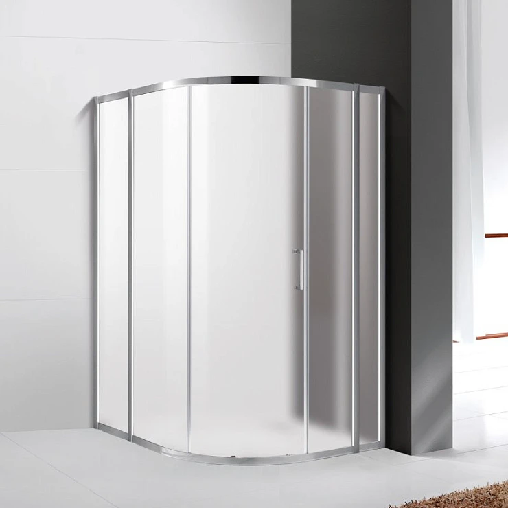 Душевой уголок Cezares Molveno 120x110см MOLVENO-RH-11-120/110-P-Cr профиль хром, стекло рифленое