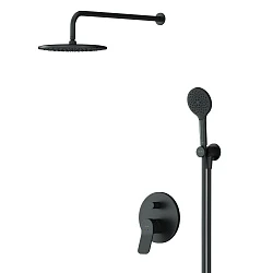 Душевой комплект AM.PM X-Joy FB85A1RH22 с внутренней частью, черный