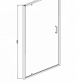 Душевая дверь в нишу Bravat Line 100x200см BD100.4111A профиль хром, стекло прозрачное