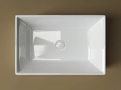 Раковина накладная Ceramica Nova Element CN5013 белая глянцевая