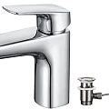 Смеситель для раковины Aquatek Вега AQ1011CR с донным клапаном, хром