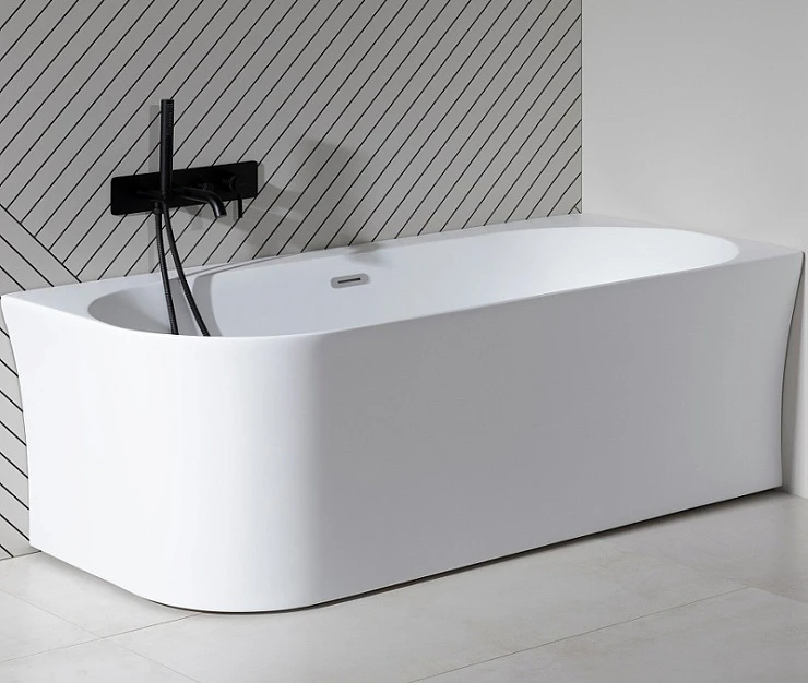 Акриловая ванна Allen Brau Priority 4 В 170x78 2.31004.20B белая глянцевая