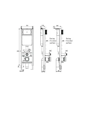 Система инсталляции ZILI DO K012D 35см