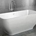 Акриловая ванна ABBER 170x70 AB9220 белая глянцевая
