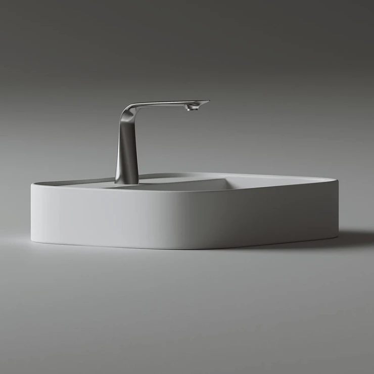 Раковина накладная Ceramica Nova Element CN6034 белая матовая