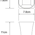 Стакан Wasserkraft Amper K-5428 хром