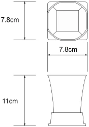 Стакан Wasserkraft Amper K-5428 хром