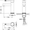 Смеситель для раковины Timo Saona 2361/18F черное золото