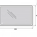 Зеркало BelBagno 60 SPC-MAR-600-800-LED-TCH с подсветкой и подогревом, с голосовым управлением