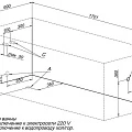 Акриловая ванна Aquanet West 170x70 со шторкой Aquanet Alfa 4 NF6222-pivot 239757 + 196049 белая
