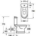 Бачок для унитаза BelBagno GALA BB1078T