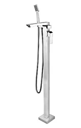 Напольный смеситель для ванны с душем Lemark Unit LM4544C хром